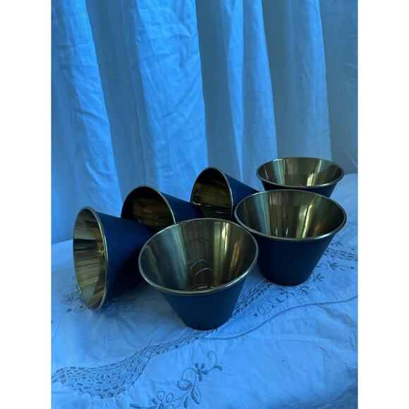 Bouillotte Style Brass Mini Candelabra Bulb Clip On Chandelier Shades set - Picture 8 of 16